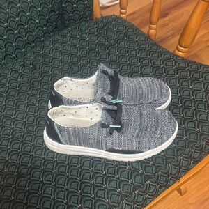 Hey Dude Women's Gray Knit Slip-On Athletic Shoes